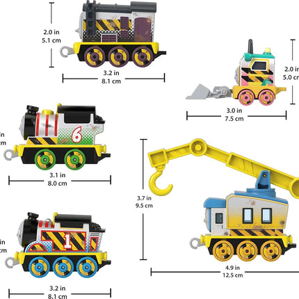 Thomas & Friends Construction Crew Set with 5 Push-Along Engines