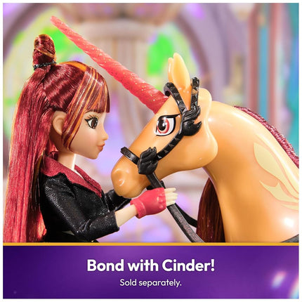 Unicorn Academy, Valentina Doll with Highlighted Hair, 5 Fashion Accessories and Hair Styling Tool, 24cm, Dolls and Unicorn Toys for Girls Aged 4 and up