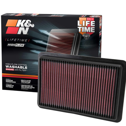 K&N Engine Air Filter: High Performance, Premium, 