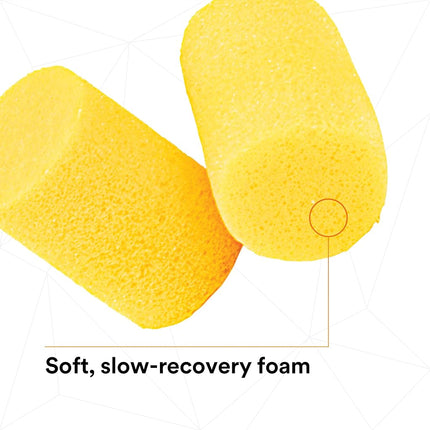 3M™ E-A-R™ Classic™ Earplugs 312-1201, Uncorded, Poly Bag, 2000 Pair/Case