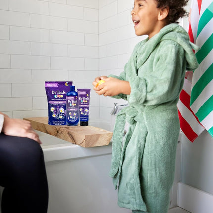Dr Teal's Kids 3-in-1 Bubble Bath, Body Wash & Shampoo, Sleep Blend with Melatonin, Lavender & Chamomile Essential Oil, 20 fl (Pack of 3)
