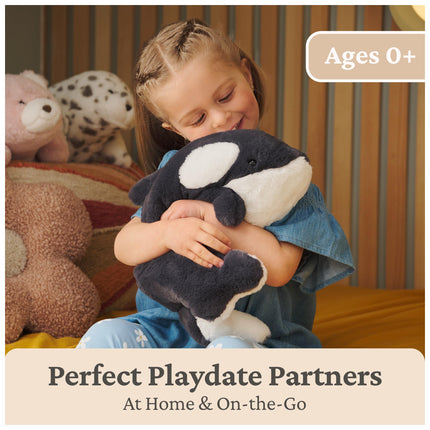 Peluche Orca Flynn de Gund Snuffles Friends, 25 cm de altura