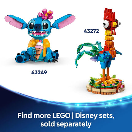 LEGO | Disney Lilo and Stitch Beach House Building Toy with 6 Rooms, Rooftop Observatory, a Spaceship and 5 Minifigures - Birthday Gift for 9+ Year Old Girls, Boys & Fans - 43268