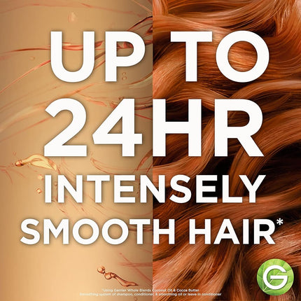 Garnier Hair Care Whole Blends Smoothing Conditioner with Coconut Oil & Cocoa Butter Extracts for Frizz, 2 Count