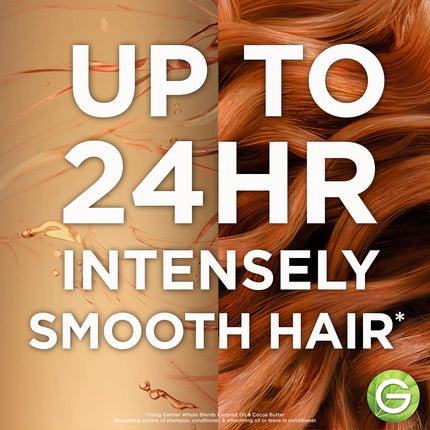 Acondicionador suavizante Garnier Hair Care Whole Blends con extractos de aceite de coco y manteca de cacao para el encrespamiento, 2 unidades