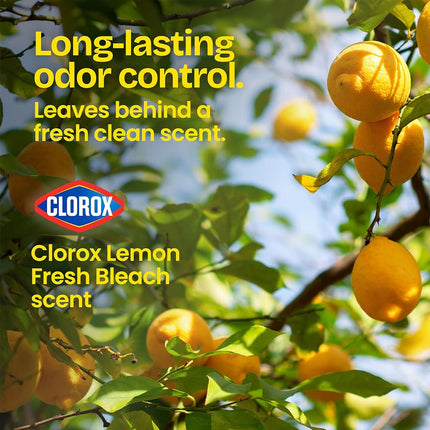 Glad Small Drawstring Trash Bag with Clorox, 4 Gal Lemon Fresh Bleach Scent 80 Ct (Package May Vary)