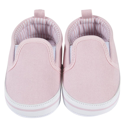 Gerber Unisex-Child Zapatilla tipo mocasín para bebé y niño, rosa, de 0 a 3 meses