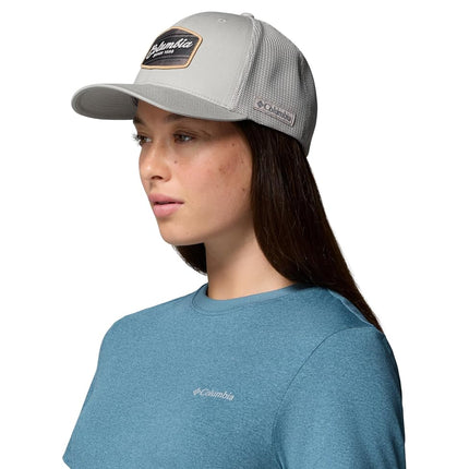 Columbia Unisex-Adult Mesh Ball Cap, Flint Grey/Authentic Outdoor, S