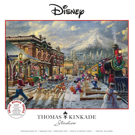 Ceaco - Thomas Kinkade - Holiday - Candy Cane Express - 1000 Piece Jigsaw Puzzle
