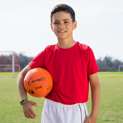 Champion Sports EX5OR Extreme Soccer Ball Size 5 Orange