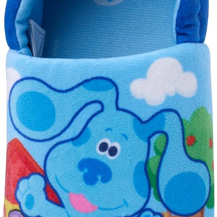 Pantuflas de Nickelodeon para niños de Paw Patrol o Blue's Clues – Pantuflas suaves y afelpadas (para bebé/niño), Blue's Clues, 11-12 US Little Kid