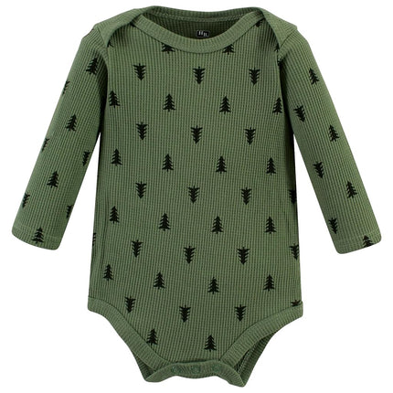 Grenouillères thermiques à manches longues Hudson Baby, unisexe, motif ours et arbre, naissance