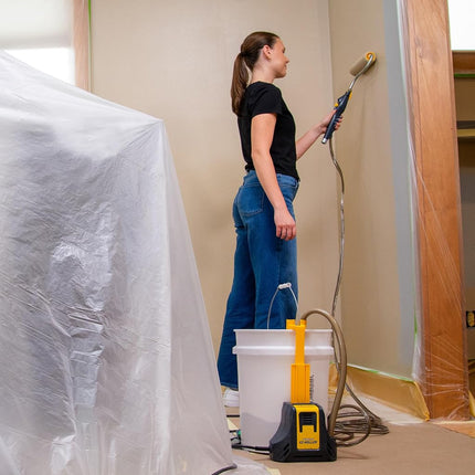 Wagner Spraytech 2461319 PowerFlow EZ Roller, Multi-Room Electric Powered Direct Feed Paint Roller, Great for Large and Multi-Room Painting Projects