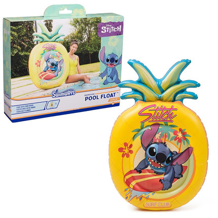 Swimways Stitch Oversized Pool Float, Inflatable Pool Floats & Kids Pool Toys, Swimming Pool Accessories & Beach Essentials for Teens Aged 14 & Up