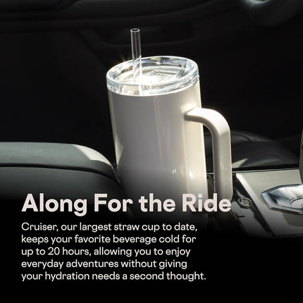 Corkcicle Cruiser Insulated Tumbler - Keeps Drinks Cold 20 Hours - Triple-Insulated Stainless Steel - Spill-Proof Lid - Summer Drinkware Gift - Keeps Drinks Ice Cold - 40 oz - Dragonfly