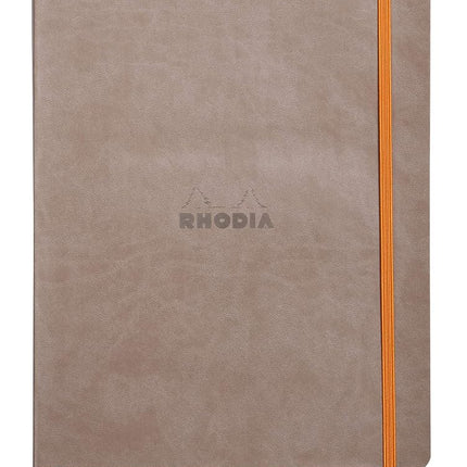 RHODIA 117504C - Taupe Soft Notebook - 19x25 cm - 