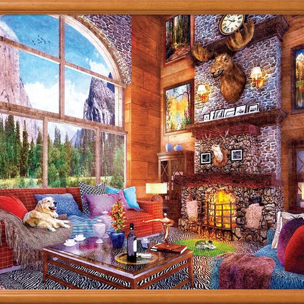 Baby Fanatic MasterPieces 1000 Piece Jigsaw Puzzle for Adults, Family, Or Kids - Luxury View - 19.25"x26.75"