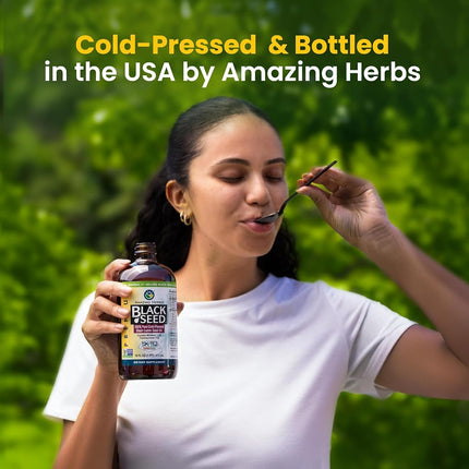 Amazing Herbs Premium Black Seed Oil, 4 Fluid Ounce