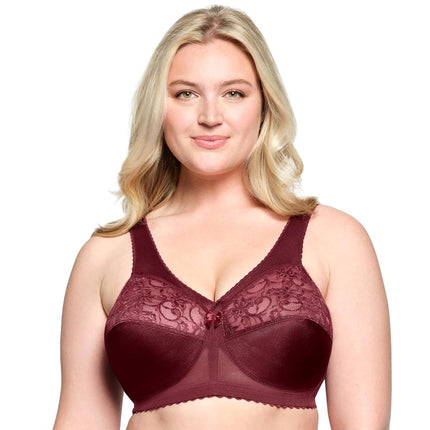 Glamorise MagicLift Original Support Wirefree Bra 1000 (Women's & Women's Plus) Burgundy