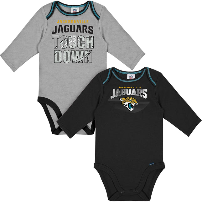 Gerber Unisex Baby Standard NFL 2 Pack Long Sleeve