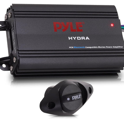 Pyle 4 Channel Marine Amplifier - 1200W RMS Blueto