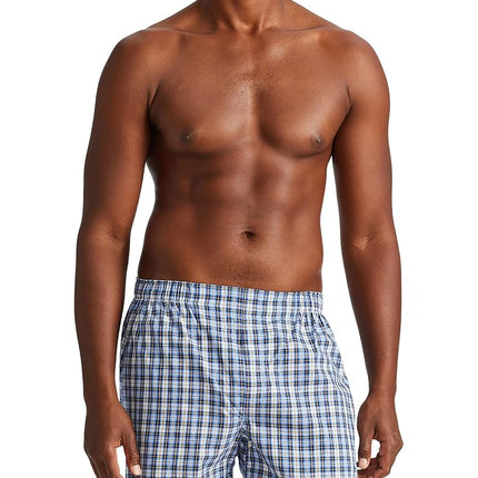 Polo Ralph Lauren Classic Fit Woven Cotton Boxers 3-Pack