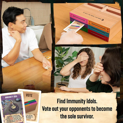 Exploding Kittens: Survivor The Tribe Has Spoken, 3-6 Players, Ages 8+