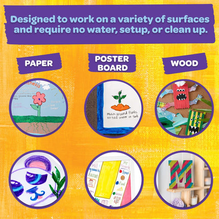 Crayola® Washable Paint Sticks, Assorted Colors, Pack Of 6 Sticks