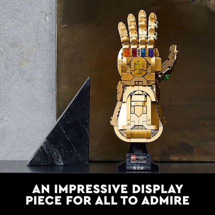 LEGO Marvel Infinity Gauntlet 76191 Collectible Building Kit; Thanos Right Hand Gauntlet Model with Infinity Stones (590 Pieces)