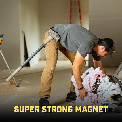 Holstery MagMaster | Magnetic Tool Holder - Strong Clip-On Belt Magnet Holster for Screws, Hammer, Sockets, Pliers, Drill Bit, Wrench, or Any Magnetic Tools and Hardware