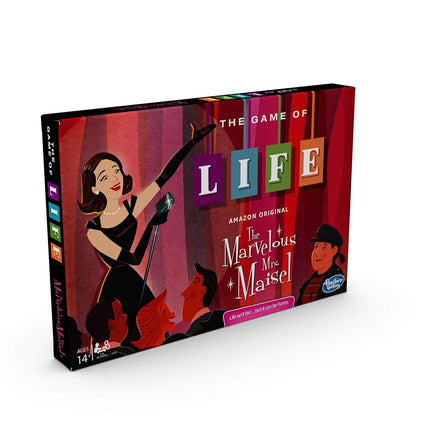Hasbro Gaming The Game of Life: The Marvelous Mrs. Maisel Edition Board Game - 6 Players, Ages 13+