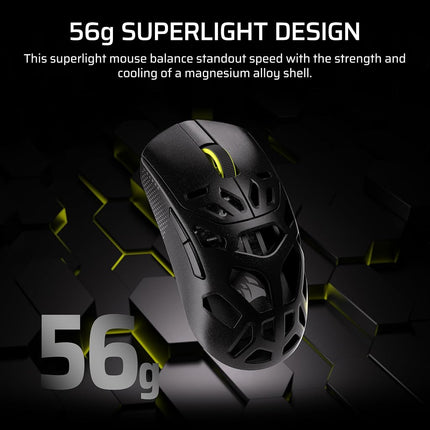 Corsair SABRE v2 PRO Wireless MG FPS Gaming Mouse – 33,000 DPI MARKSMAN S Sensor, 8,000Hz Hyper-Polling, Durable Magnesium, Lightweight, Up to 120hr Battery – Black