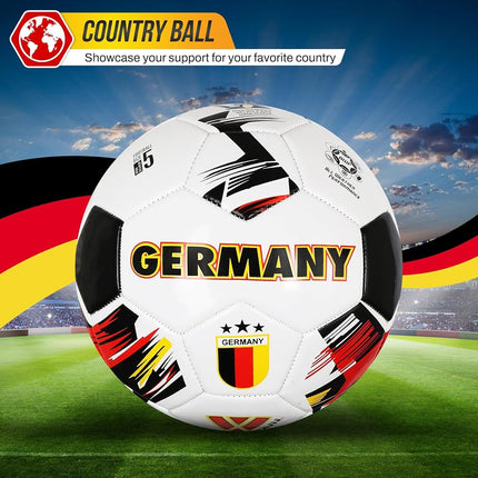 Vizari Country Soccer Ball - Size 3,4,5 for Kids, Youth, Adults | Training & Soccer Game: USA, Mexico, Argentina, Brazil, Germany, Portugal, England