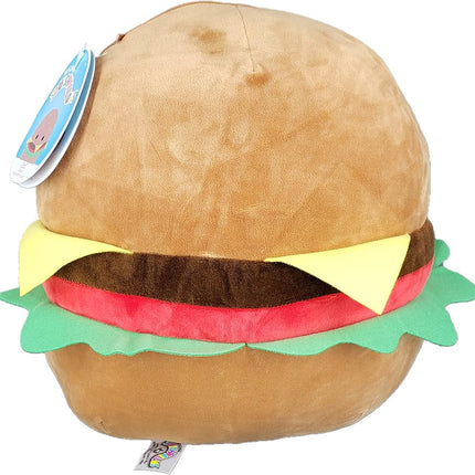 SQUISHMALLOW KellyToys - 8 Pulgadas (20 cm) - Carl La Hamburguesa con Queso - Peluche Súper Suave Almohada Animal Compañero de Peluche Regalo de Cumpleaños
