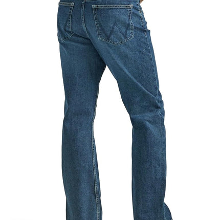 Wrangler Pantalones vaqueros retro de corte ajustado para hombre, Dunn, 33W x 32L