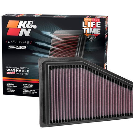 K&N Engine Air Filter: High Performance, Premium, 