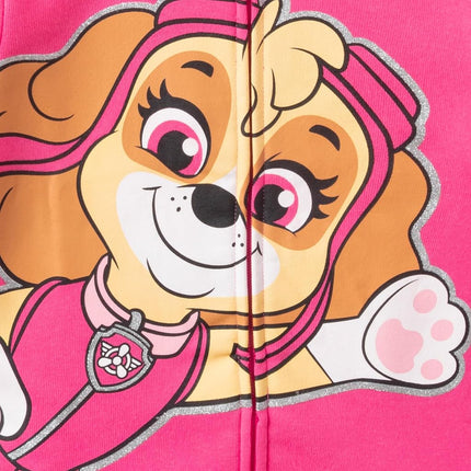 Paw Patrol Nickelodeon Skye, Marshall and Rubble Girls Hoodie, T-Shirt, and Legging Pants Set for Toddler and Big Kids, Pink, 3T