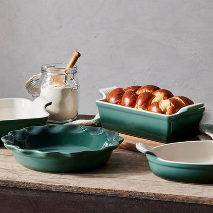 Juego de horno Le Creuset de gres Heritage de 4 piezas, Oyster
