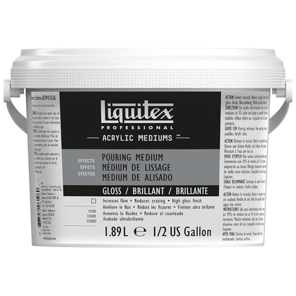 Liquitex Professional Effects Gloss Pouring Medium, 1.89L (Half Gallon) Bucket