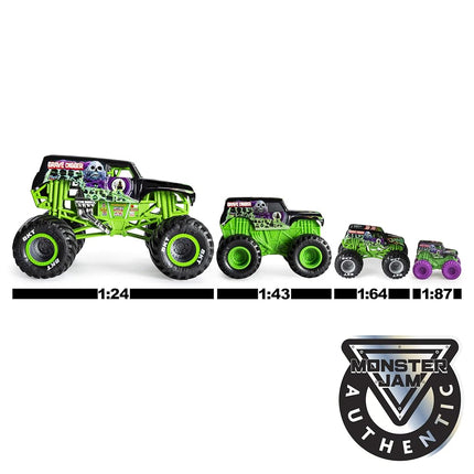 Monster Jam 2021 Spin Master 1:64 Diecast Monster Truck with Wheelie Bar: Crazy Creatures Sparkle Smash