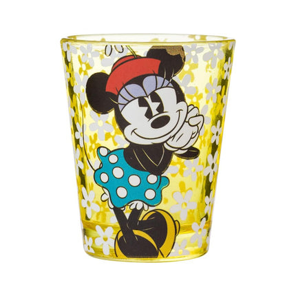 Disney DL110264 Vintage Minnie Mini Glasses, 4-Pack, 1 oz