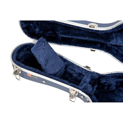 Crossrock Ukulele Hard Case, fits Tenor Ukulele, Super Lightweight ABS Molded, in Blue (CRA860TUBL)