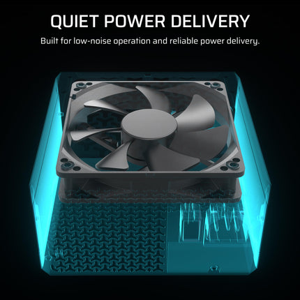 Corsair CX750M (2025) Semi Modular ATX 3.1 PCIe 5.1 Low-Noise 750W Power Supply with 12V-2x6 Cable � Cybenetics Bronze Efficiency, LLC Topology, 105�C Capacitors � Black