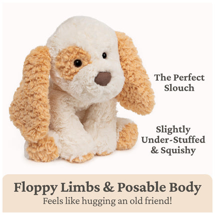 GUND Cozys Collection Peluche de perrito, peluche de perro para edades de 1 año en adelante, tostado/crema, 25.4 cm