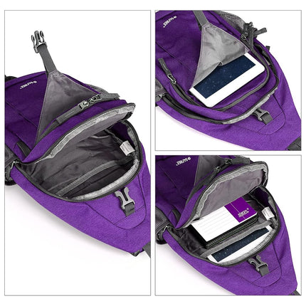 G4Free Sling Bag RFID Blocking Sling Backpack Crossbody Chest Bag Daypack for Hiking Travel