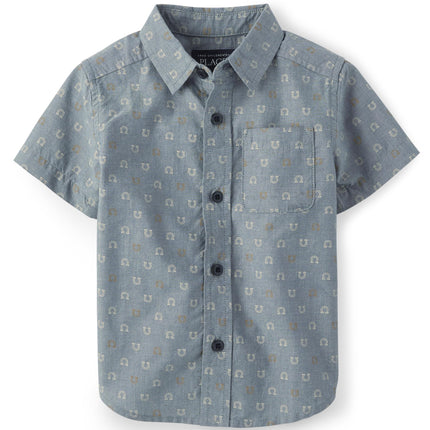 The Children's Place Boys' and Toddler Poplin Shor