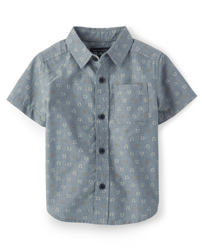 The Children's Place Boys' and Toddler Poplin Shor