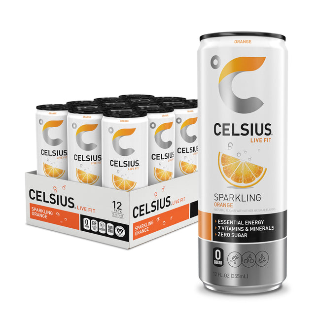 CELSIUS Sparkling Orange, Functional Essential Ene