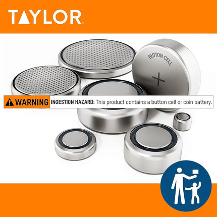 Báscula digital de baño Taylor de vidrio transparente con capacidad de 400 lb y detalles metálicos, plataforma de 11.8 x 11.8 pulgadas, plateada