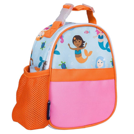 Sac à déjeuner isotherme Wildkin pour garçons et filles, 23 x 18 cm, idéal pour les collations chaudes ou froides à l'école et en voyage (Sirènes)